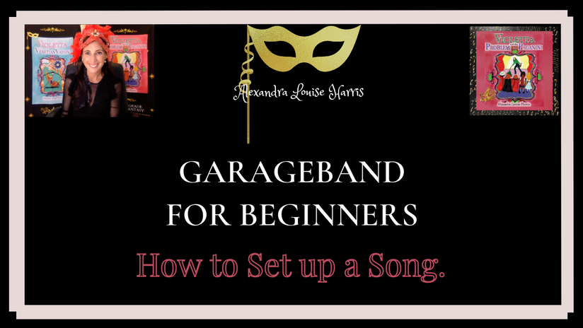 GarageBand-setting up song